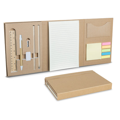 Kit Escritório Capa em Papel Kraft