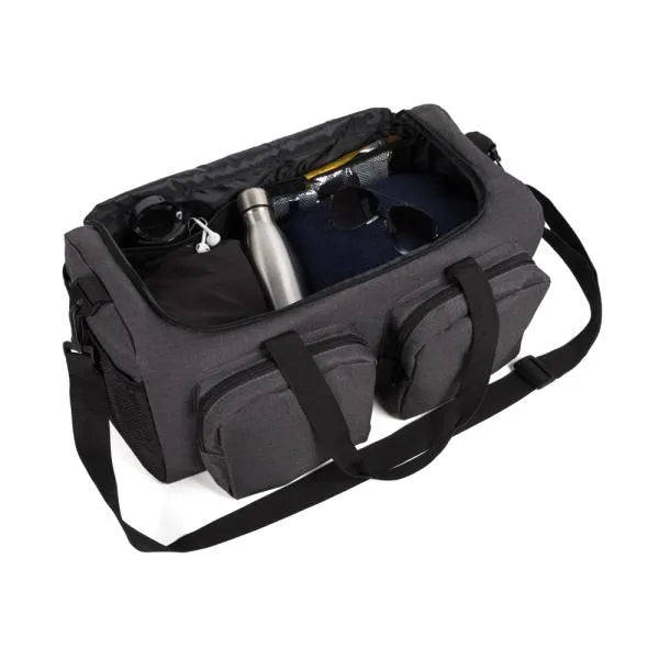 BOLSA ESPORTIVA EM RPET - CINZA ESCURO - 30L