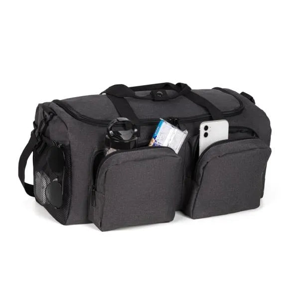 BOLSA ESPORTIVA EM RPET - CINZA ESCURO - 30L