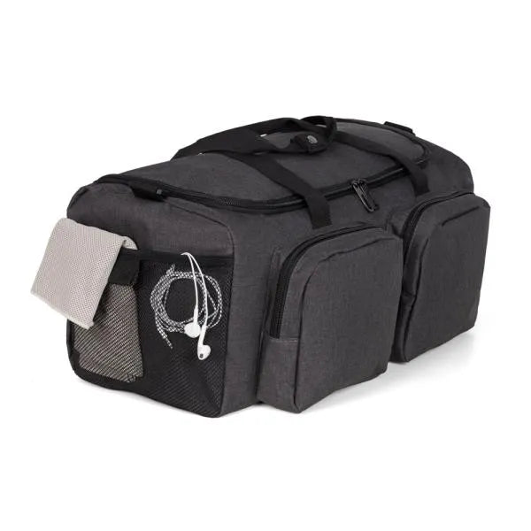 BOLSA ESPORTIVA EM RPET - CINZA ESCURO - 30L