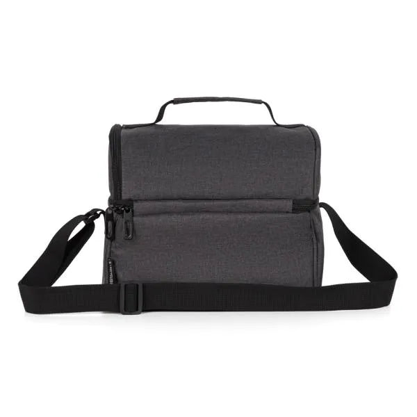 BOLSA TÉRMICA EM RPET -  CINZA ESCURO - 10L
