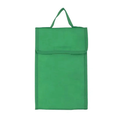 BOLSA TÉRMICA EM TNT 80G/M² - VERDE - 27X17X10,5 CM