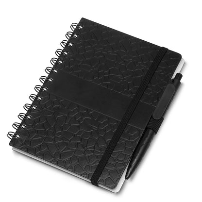 Caderno B6 Capa em ABS com Caneta