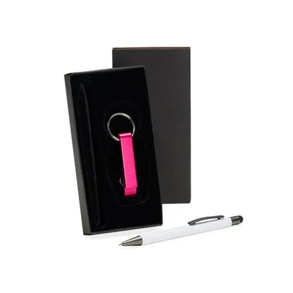 CANETA E CHAVEIRO - 2 PÇS