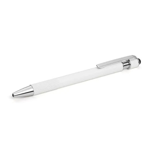CANETA ESFEROGRÁFICA EM ALUMINIO RECICLADO - BRANCA