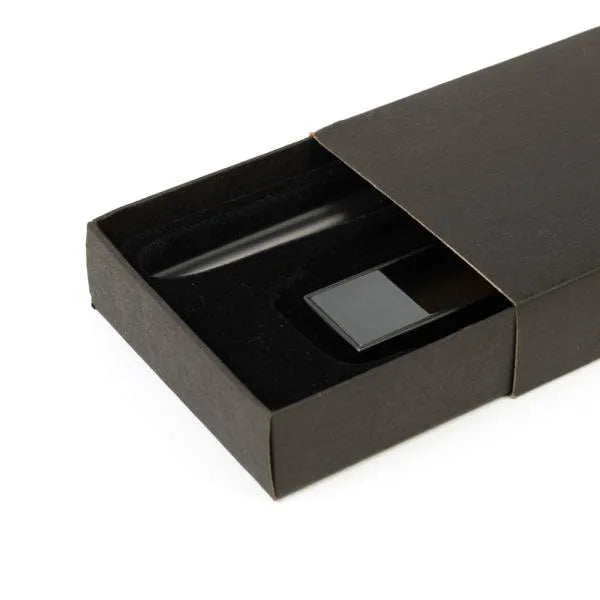 CANETA ROLLER E CHAVEIRO EM METAL/PU