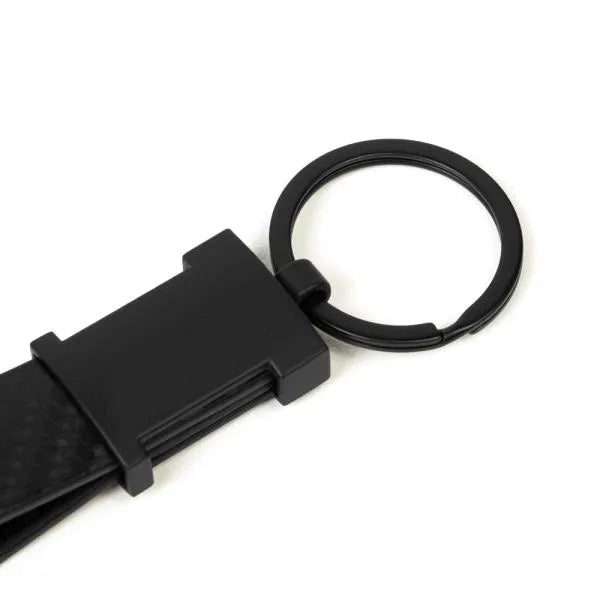 CHAVEIRO EM METAL/PU - PRETO
