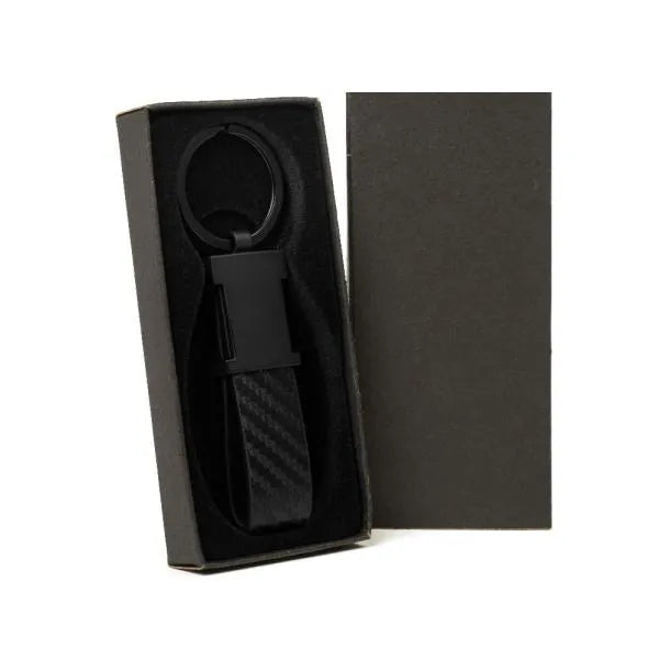 CHAVEIRO EM METAL/PU - PRETO