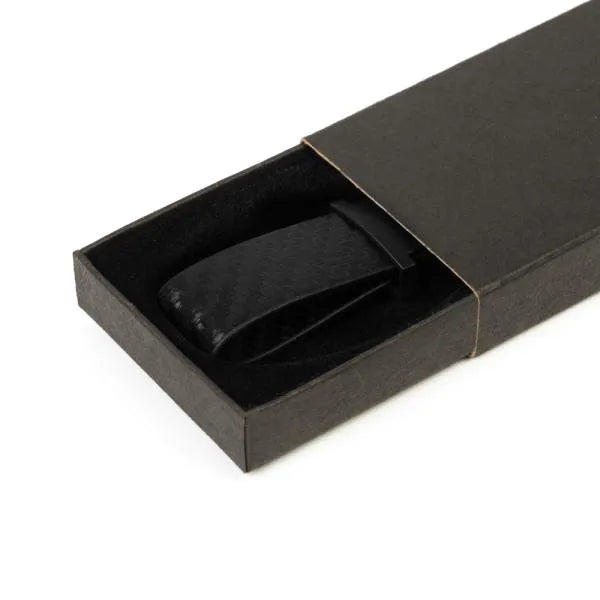 CHAVEIRO EM METAL/PU - PRETO