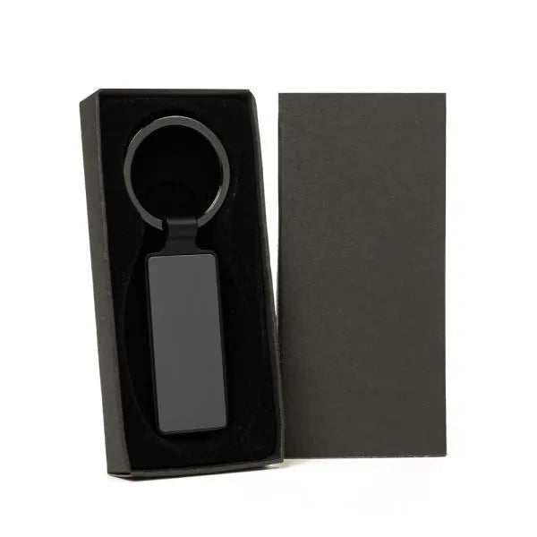CHAVEIRO EM METAL - CINZA/PRETO