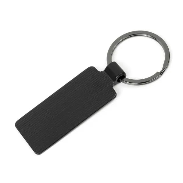 CHAVEIRO EM METAL - CINZA/PRETO