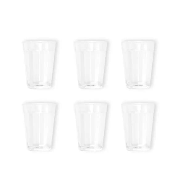CONJ. COPOS AMERICANOS MULTIUSO - 190 ML - 6 PÇS