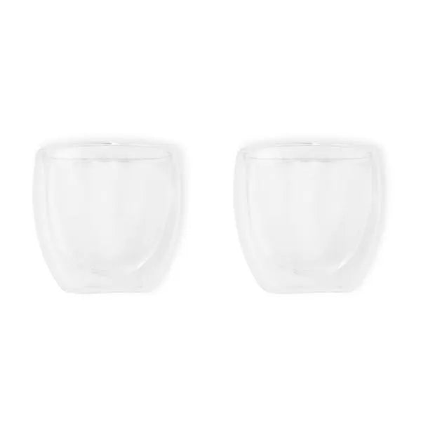 CONJ. DE COPOS COM PAREDE DUPLA - 100ML - 2 PÇS
