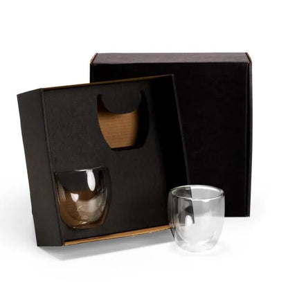 CONJ. DE COPOS COM PAREDE DUPLA - 250ML - 2 PÇS