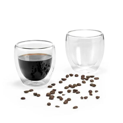 CONJ. DE COPOS COM PAREDE DUPLA - 250ML - 2 PÇS