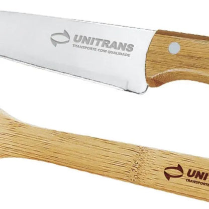 CONJ. DE FACA 7" E COLHER EM BAMBU SPECIAL LINE - 2 PÇS