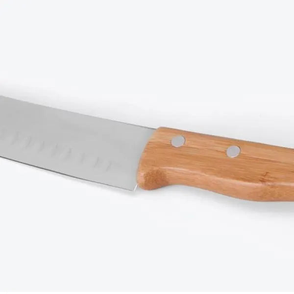 KIT COM FACA 8", FACA SANTOKU E GARFO 3 PÇS
