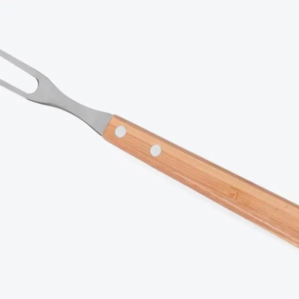 KIT COM FACA 8", FACA SANTOKU E GARFO 3 PÇS