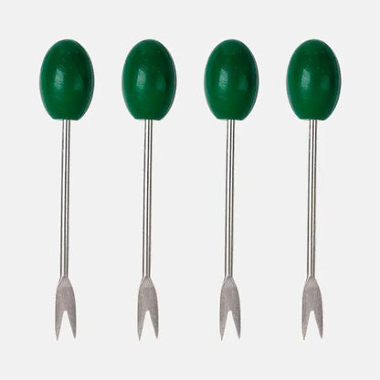 CONJ. PARA PETISCOS EM BAMBU / FIBRA DE BAMBU - 10PÇS