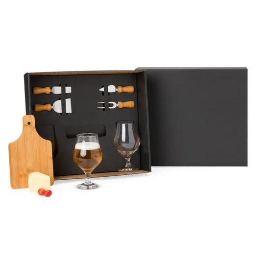 CONJUNTO PARA QUEIJO / CERVEJA - 7 PÇS