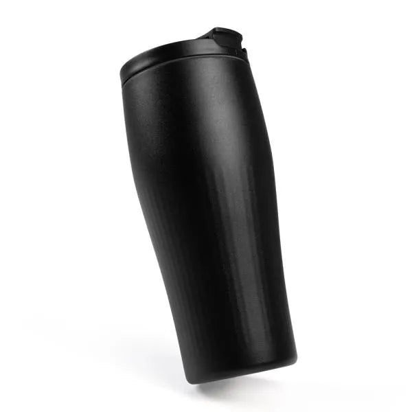COPO DUPLA CAMADA EM ALUMÍNIO RECICLADO  - PRETO - 500 ML