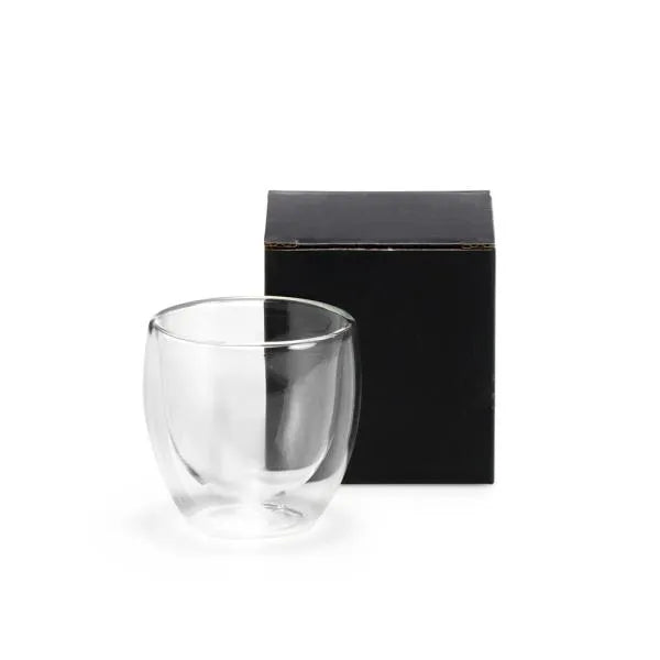 COPO EM VIDRO PAREDE DUPLA - 100 ML
