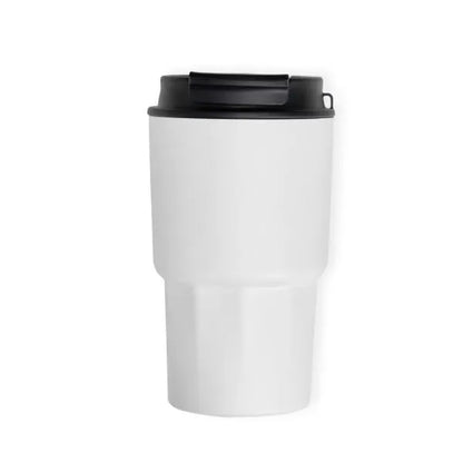 COPO TÉRMICO EM AÇO INOX - BRANCO - 450 ML