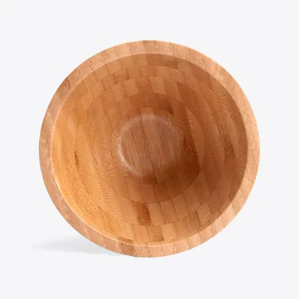 CUMBUCA EM BAMBU COM COLHER DE 18CM 400ML