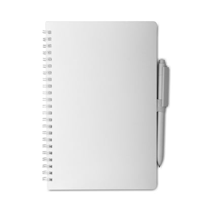 Caderno A5 Capa em PP com caneta