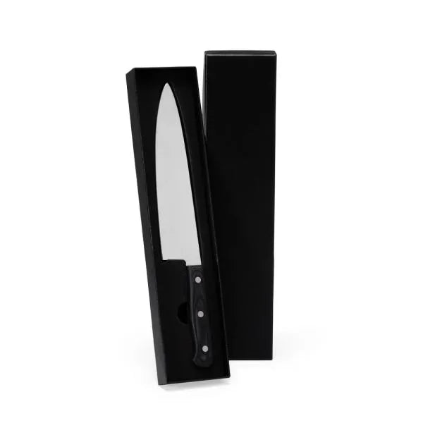 FACA PREMIUM EM MADEIRA /INOX - PRETO