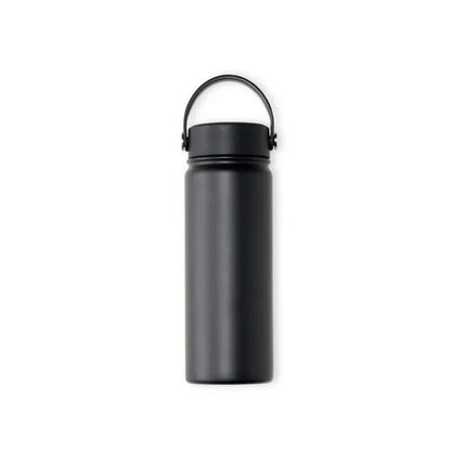 GARRAFA DUPLA CAMADA NA COR PRETA - 550 ML