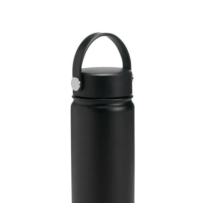 GARRAFA DUPLA CAMADA NA COR PRETA - 550 ML