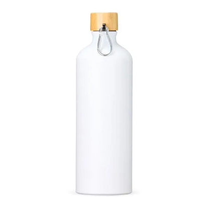 GARRAFA EM ALUMÍNIO BRANCA - 1 LITRO