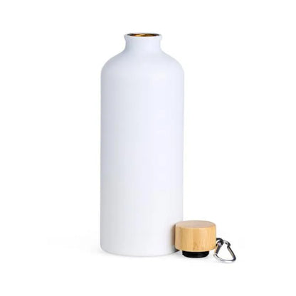 GARRAFA EM ALUMÍNIO BRANCA - 1 LITRO