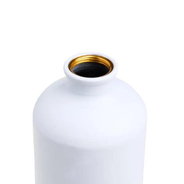 GARRAFA EM ALUMÍNIO BRANCA - 1 LITRO