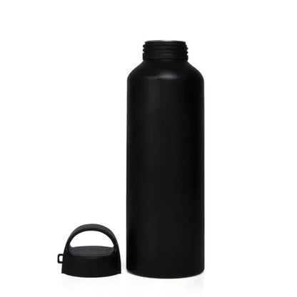 GARRAFA EM ALUMÍNIO PRETO - 600 ML