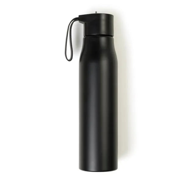 GARRAFA EM ALUMINIO RECICLADO - PRETO - 750 ML