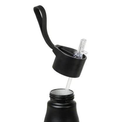 GARRAFA EM ALUMINIO RECICLADO - PRETO - 750 ML