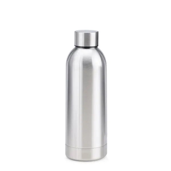 GARRAFA EM INOX PAREDE DUPLA - PRATA - 500 ML