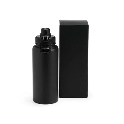 GARRAFA PAREDE DUPLA NA COR PRETA - 950 ML