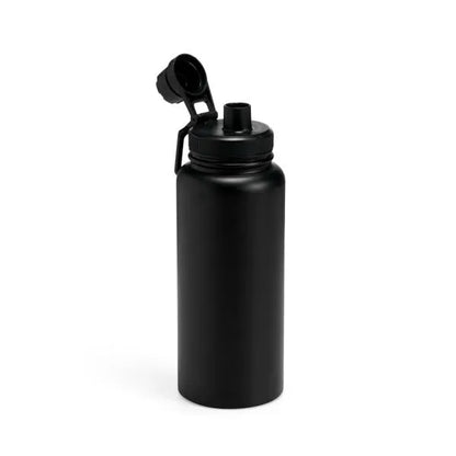 GARRAFA PAREDE DUPLA NA COR PRETA - 950 ML