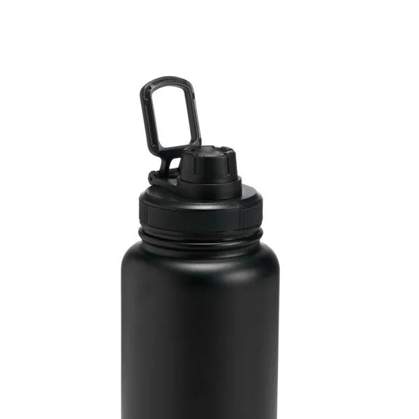 GARRAFA PAREDE DUPLA NA COR PRETA - 950 ML