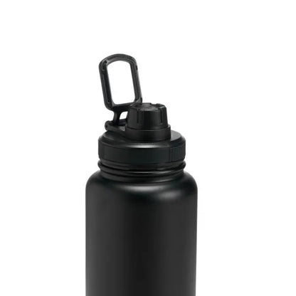 GARRAFA PAREDE DUPLA NA COR PRETA - 950 ML