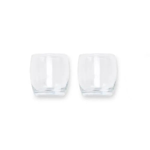 JOGO DE COPOS DE VIDRO P/ WHISKY 330 ML COM PORTA COPO - 4 PÇS - NÃO ACOMPANHA A GARRAFA