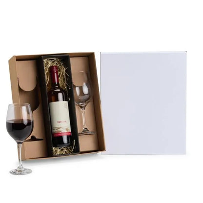 JOGO DE TAÇAS DE VIDRO P /  VINHO 490 ML - 2 PÇS - NÃO ACOMPANHA A GARRAFA