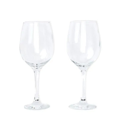 JOGO DE TAÇAS DE VIDRO P /  VINHO 490 ML - 2 PÇS - NÃO ACOMPANHA A GARRAFA