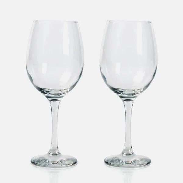 JOGO DE TAÇAS DE VIDRO PARA  VINHO 490 ML - 2 PÇS