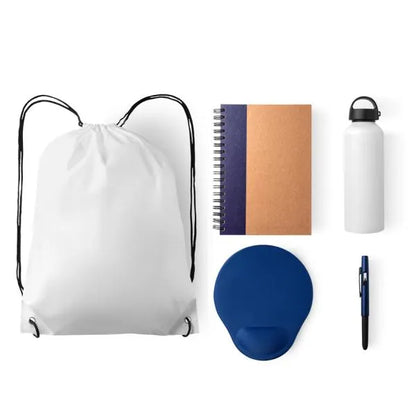 KIT BOAS VINDAS - 5 PÇS - BRANCO/AZUL
