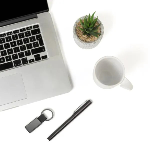 KIT CANECA, CANETA E CHAVEIRO - 3 PÇS