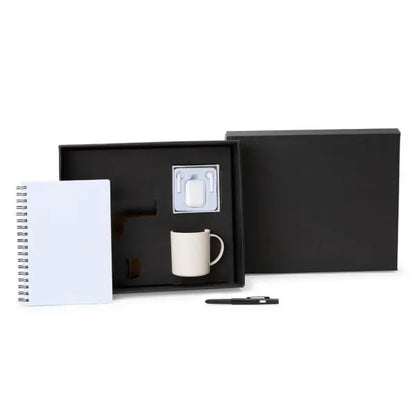 KIT CANECA EM FIBRA DE BAMBU E ACESSÓRIOS - 4 PÇS